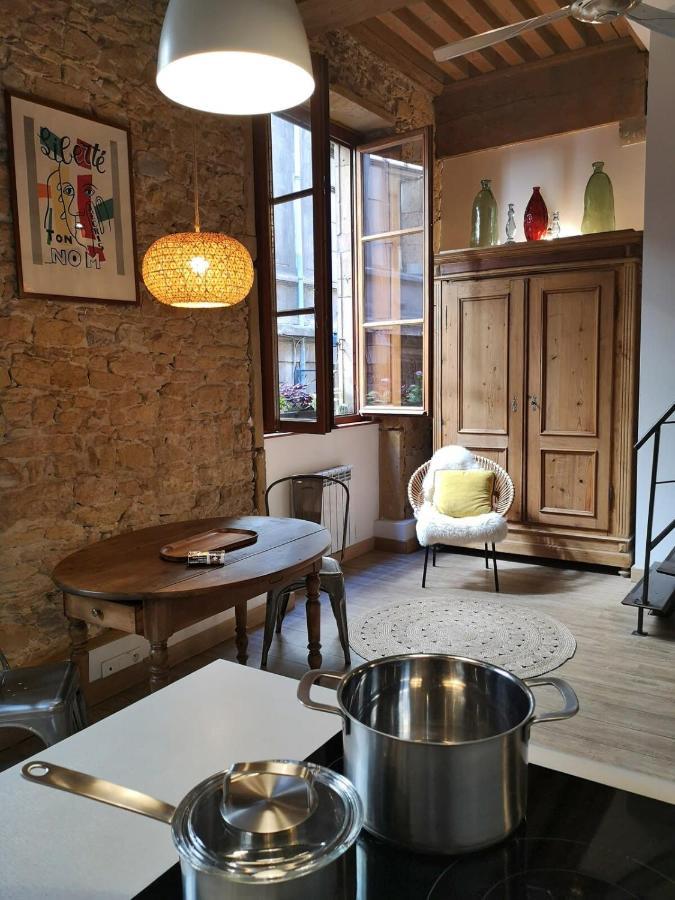 Authentic Loft With Mezzanine & Exposed Stones Heart Of Lyon 아파트 외부 사진