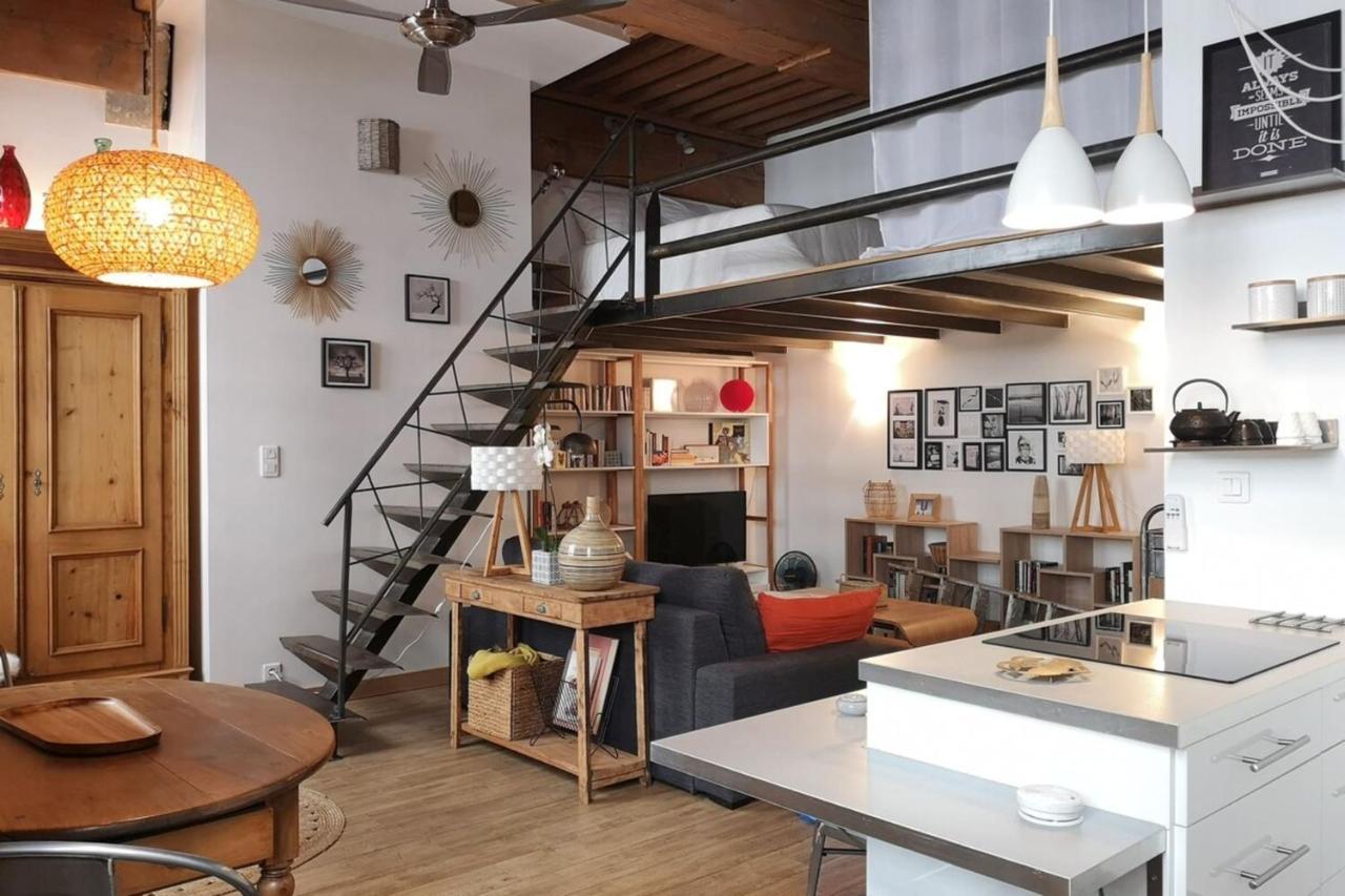 Authentic Loft With Mezzanine & Exposed Stones Heart Of Lyon 아파트 외부 사진