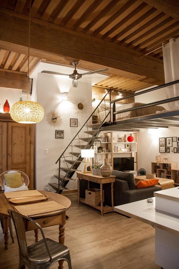 Authentic Loft With Mezzanine & Exposed Stones Heart Of Lyon 아파트 외부 사진