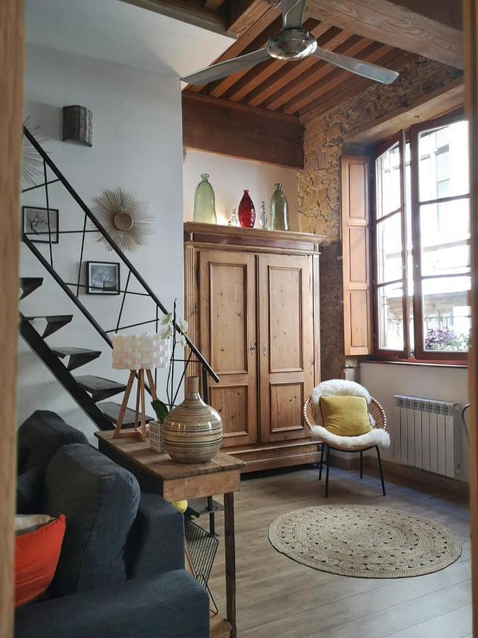 Authentic Loft With Mezzanine & Exposed Stones Heart Of Lyon 아파트 외부 사진