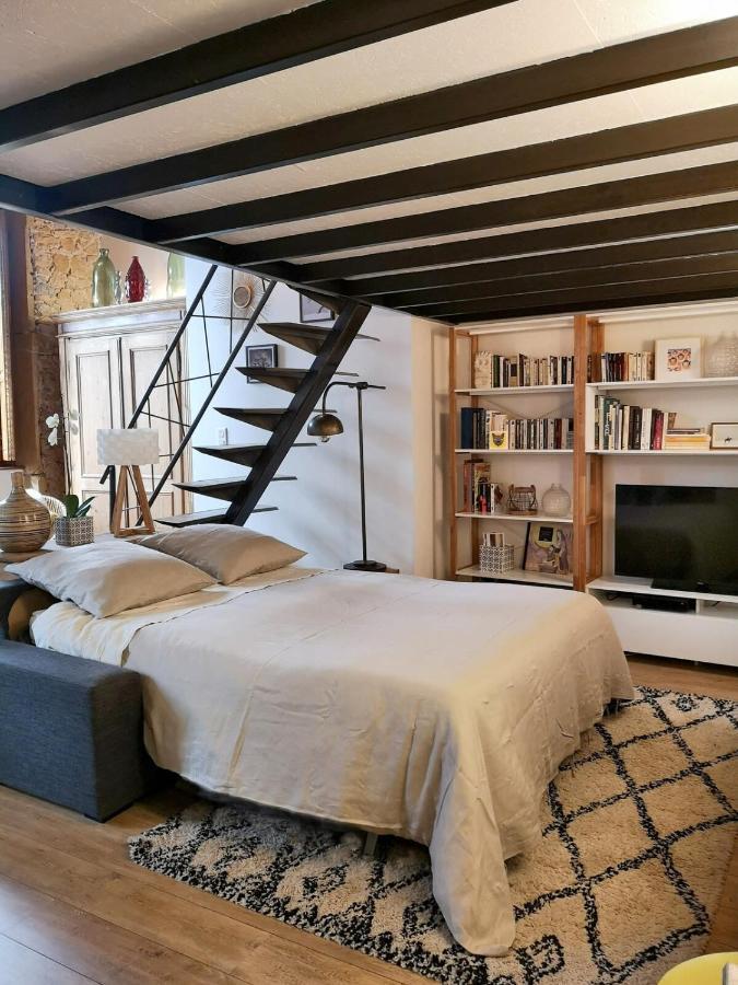 Authentic Loft With Mezzanine & Exposed Stones Heart Of Lyon 아파트 외부 사진